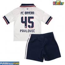 Bayern Munich Aleksandar Pavlovic #45 Auswärts Trikotsatz Kinder 2026-27 Kurzarm (+ Kurze Hosen)